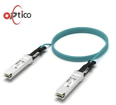 AOC QPQ2 XXM 100G QSFP28 dan 100G gacha faol optik kabel